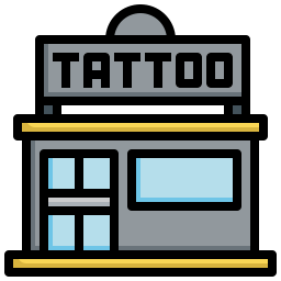 atelier de tatouage Icône