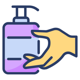 desinfectante de manos icono