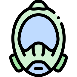 máscara de buceo icono