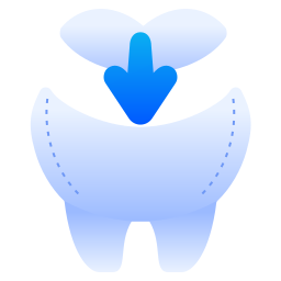 Tooth filling icon