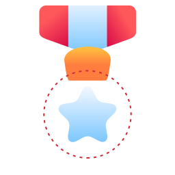 medaglia d'onore icona