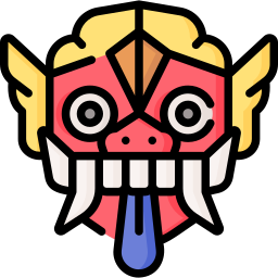 maschera barong icona