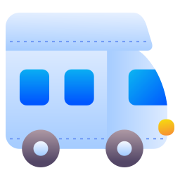 Camper van icon