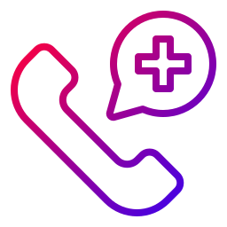 Hospital phone icon