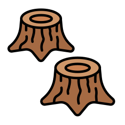 tronco d'albero icona