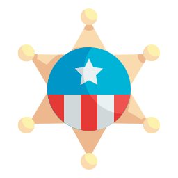 Sheriff badge icon