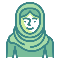 Арабская женщина иконка