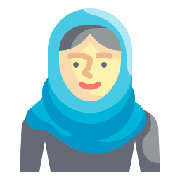 Арабская женщина иконка