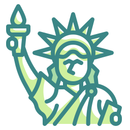 estatua de la libertad icono