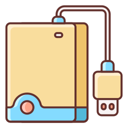 External hard drive icon