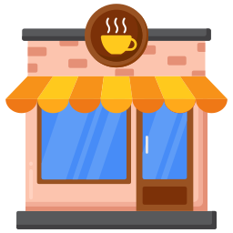 Coffee shop icon