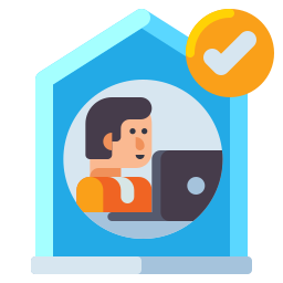 Work from home icon