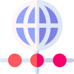 Globe grid icon