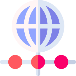 grille de globe Icône