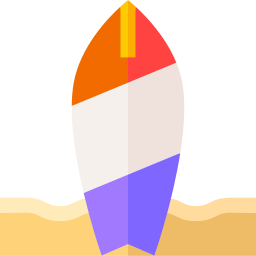 tabla de surf icono
