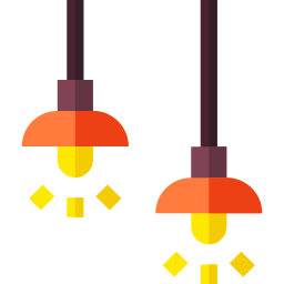 Ceiling lamp icon