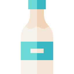 Milk bottle icon