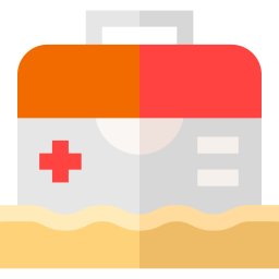 First aid kit icon