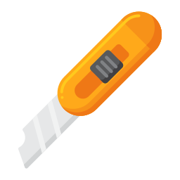 Paper knife icon