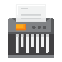 Paper shredder icon