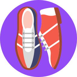 scarpe sportive icona