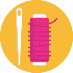 Needle thread icon