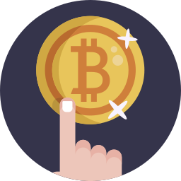 bitcoiny zaakceptowane ikona
