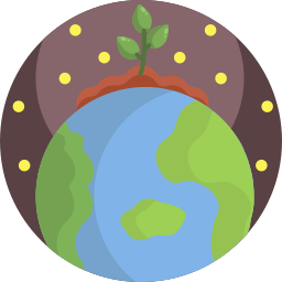 mundo verde icono