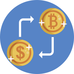 Currency exchange icon