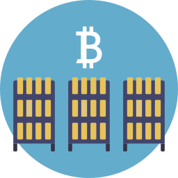 Bitcoin encryption icon