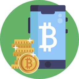 aplicación blockchain icono