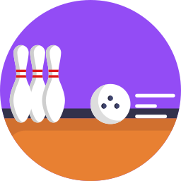 quille de bowling Icône