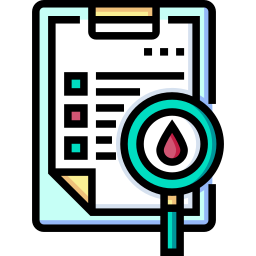 Blood test icon