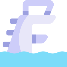 Diving platform icon