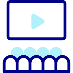 Cinema screen icon