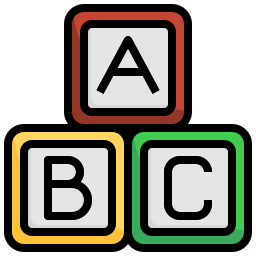 Блок abc иконка