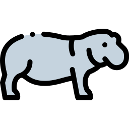 Hippopotamus icon