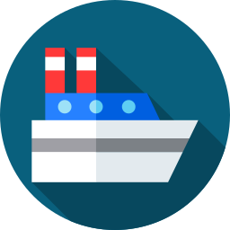 Ferry boat icon