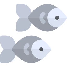 des poissons Icône