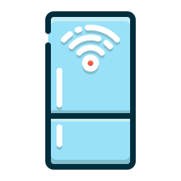 Smart refrigerator icon