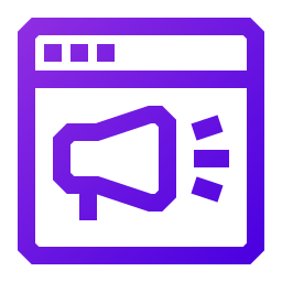 Web promotion icon