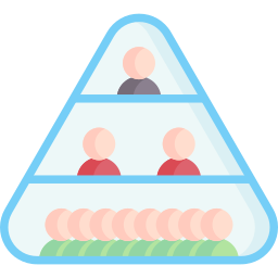 Maslow pyramid icon