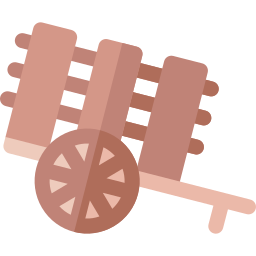 Bullock cart icon