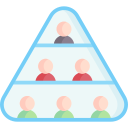 Maslow pyramid icon