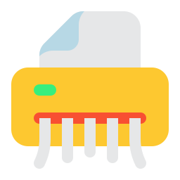 trituradora de papel icono
