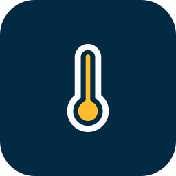 hohe temperatur icon