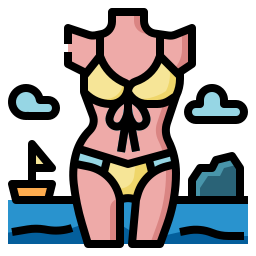 bikini icono