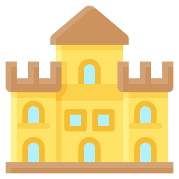 dom zamkowy ikona