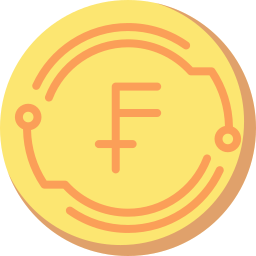 Swiss franc icon