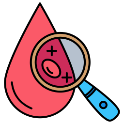 Blood test icon